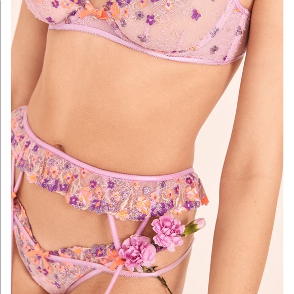 NWT VS For Love And Lemons Garter Belt